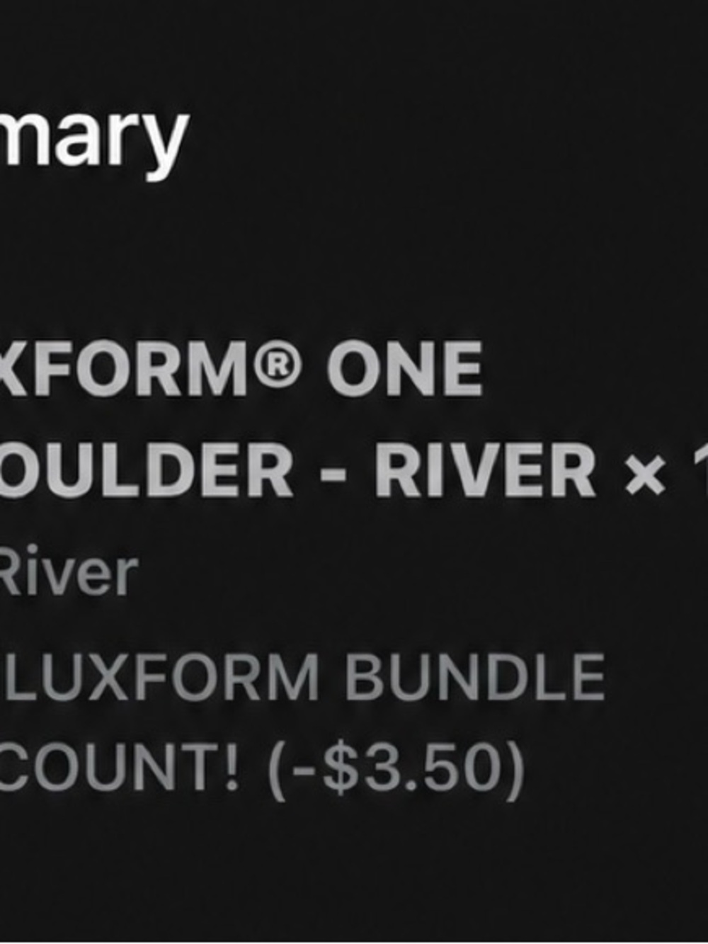 SET Active LUXFORM® ONE
SHOULDER - RIVER - Picture 5 of 5